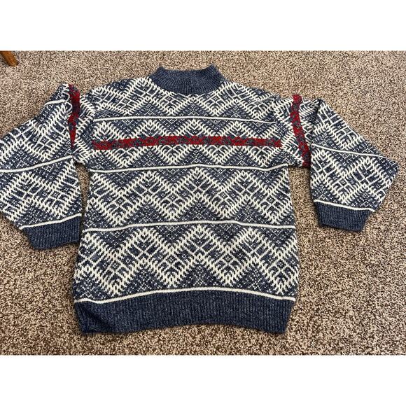 Bears Crossing Vintage Sweater Medium USA Made 80s 90s Novelty Crewneck USA - Picture 3 of 10